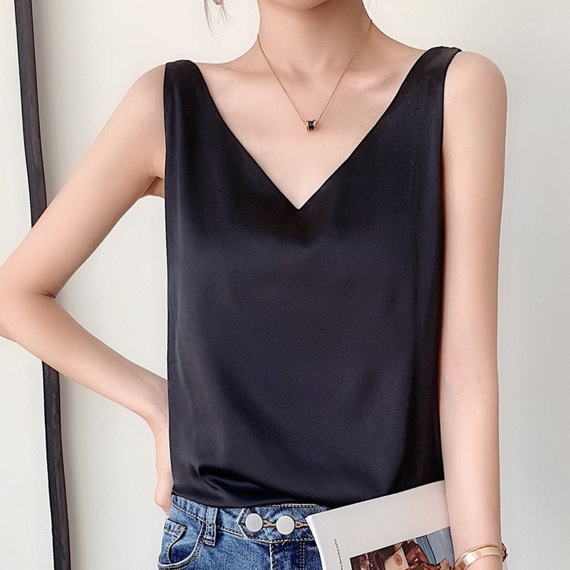 Women's Tank Top in Soft Silk