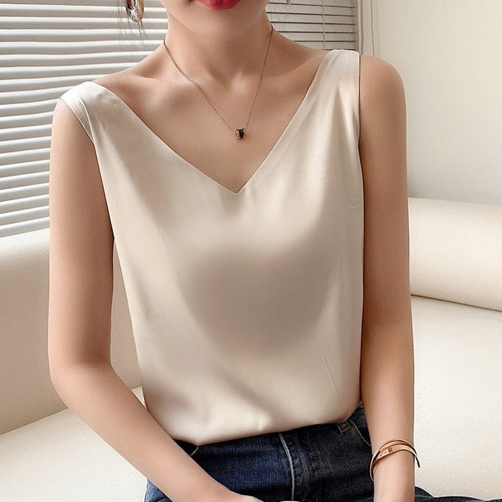 Women's Tank Top in Soft Silk