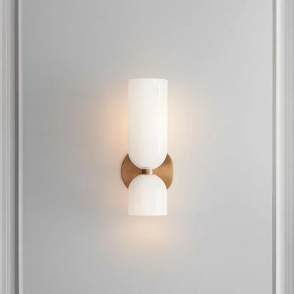 Kiki's Way | Bello Twin-Shade Wall Light – Glass & Iron, E14