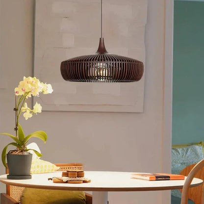 Kiki's Way | NaturLampa Wooden Pendant Light – Solid Wood, E27