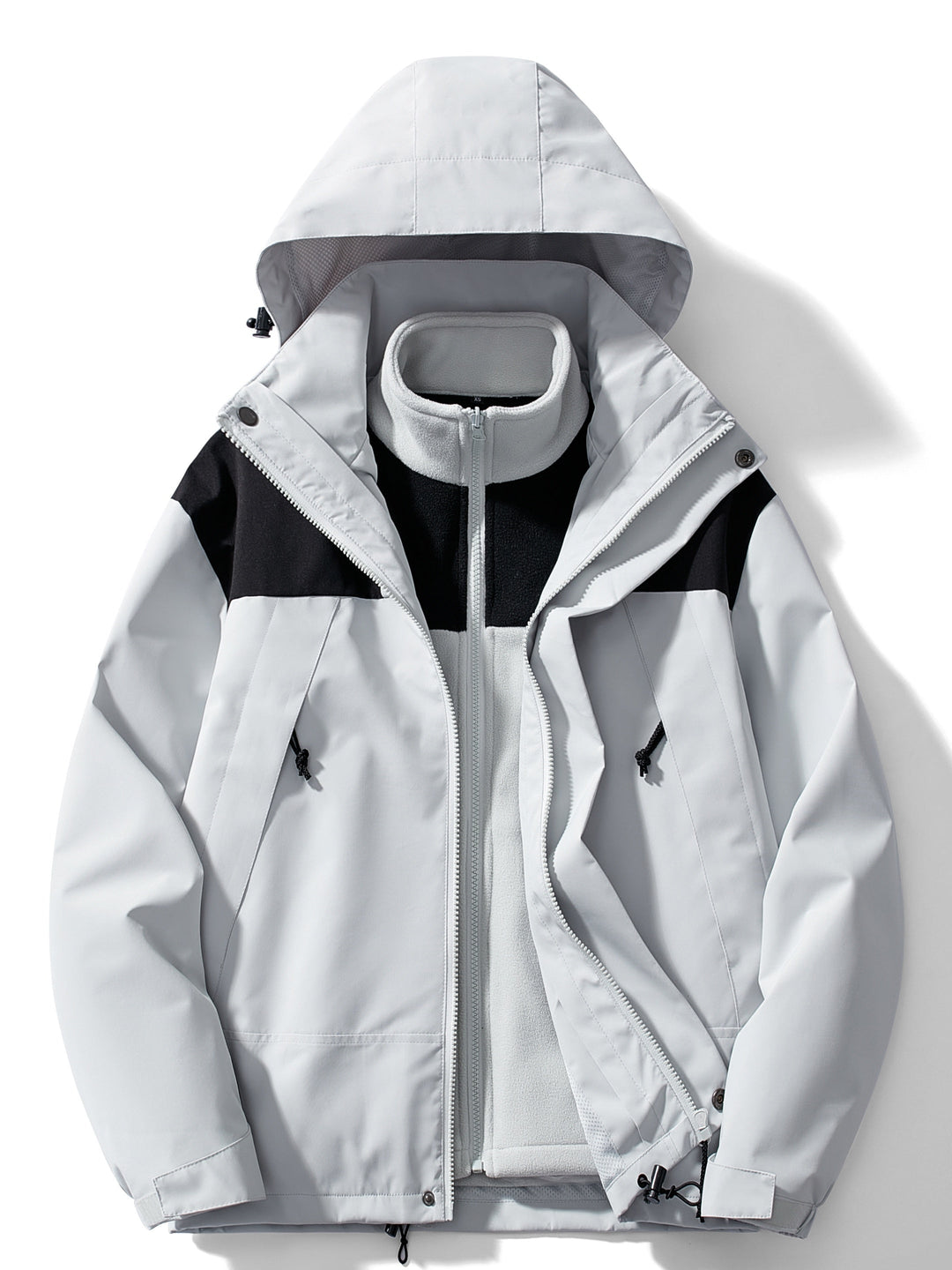 Women's Fleece 3-in-1 Winter Jacket with Hood & Warmth Function